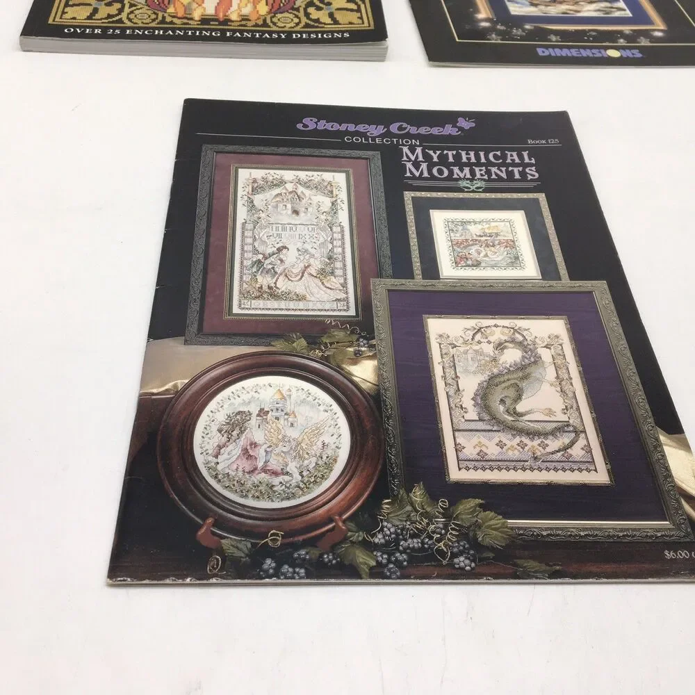 Dimensions The Enchanter Magical 25 Patterns Mythical Counted Cross Stitch Books